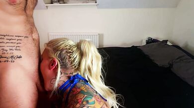 Big butt slut takes BWC in all her fuck holes