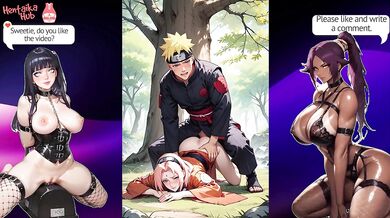 2D Hentai with Sakura from Naruto Anime. She always loved Sasuke, but she didn't wait for him and now she fucks like a bitch with everyone. №1
