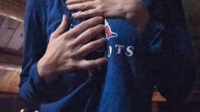 Close Up Titty Play In Pats Top
