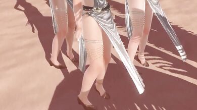 Dead or Alive Xtreme Venus Vacation Misaki Marie Rose and Koharu Soiree Dore Dress Nude Mod Fanservice Appreciation