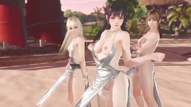 Dead or Alive Xtreme Venus Vacation Misaki Marie Rose and Koharu Soiree Dore Dress Nude Mod Fanservice Appreciation