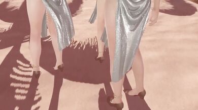 Dead or Alive Xtreme Venus Vacation Misaki Marie Rose and Koharu Soiree Dore Dress Nude Mod Fanservice Appreciation