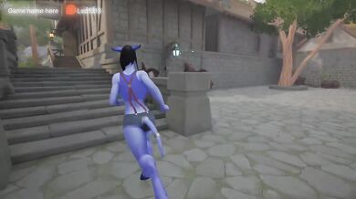 A dirty goblin fucked a witch girl on Halloween and gave her sperm