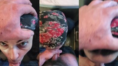 Messy morning blowjob