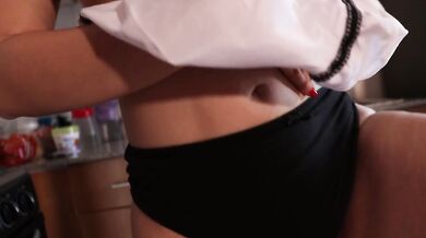 Hot Maid in the Kitchen