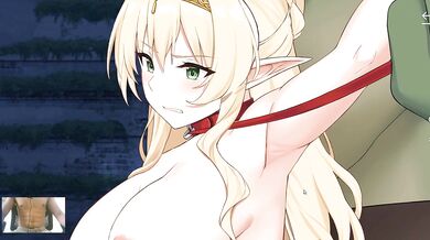 CUTE BLONDIE FUCKED BY HUGE ORC DICK - LOOP QUEEN