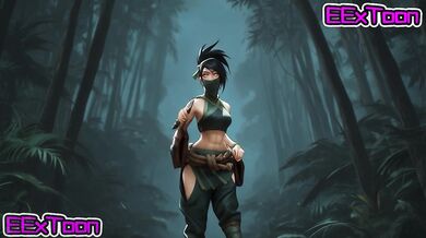 League Of Legends Hentai Anime - Big Tits Akali Blow Job Hentai by eextoon