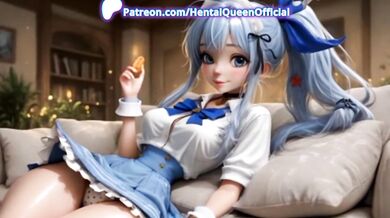 hentai queen's climax spills chaos through soft, screaming ass