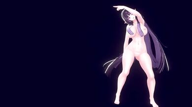 Nude Elf VTuber Layin Low Hentai MMD