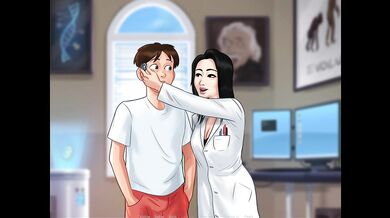Hot Asian teacher wants to have very hot sex - summertime saga