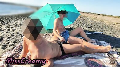 French Teacher Blowjob Student Bull Crowded Beach
