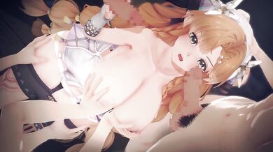 【鳴潮】シグリカがたくさんの男達と集団セックスする3Dエロアニメーション。(めいちょう しぐりか1 Wuthering Waves Sigrika gangbang.西格莉卡 群交