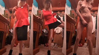 Dress Up N Down Dark Pink N Black Vingtage Style Dress