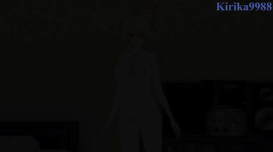 Hinata Mashu and I have intense sex in the bedroom. - 774 inc. VTuber Hentai