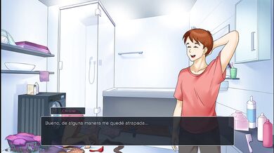 Finge estar atrapada en la lavadora para sentir mi enorme pene detras de su culo - milf plaza