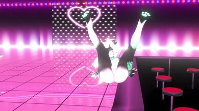 vrchat mmd furry girl striptease