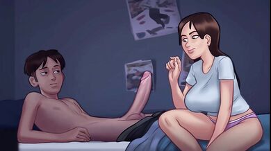 Sommertime saga sexy girl's Hot scenes in gameplay moment 18+ part 2