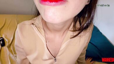 Innocent, nervous and shy, pussy closed in a porn audition for the first time