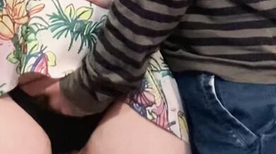 FINGERS MOVE FAST, PUSSY SURRENDERS UTTERLY IN RAW PUBLIC MOMENT