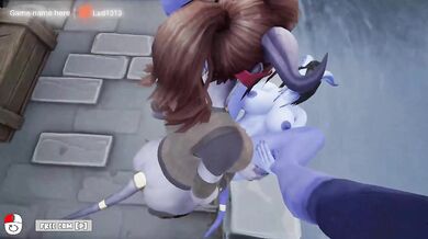 The draenei slut can't last long without a dick in her ass. 3D Hentai Game Animation
