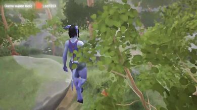 A draenei girl was fucked in the ass by different strangers' cocks. part 2