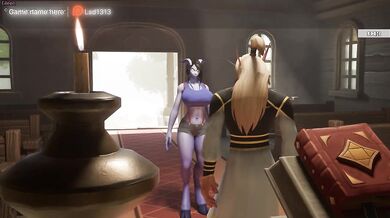 A draenei girl was fucked in the ass by different strangers' cocks. part 2