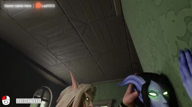 A draenei girl was fucked in the ass by different strangers' cocks. part 2