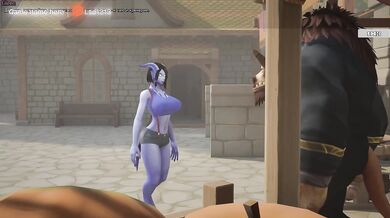 The draenei slut can't last long without a dick in her ass. 3D Hentai Game Animation. part 2