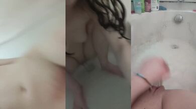 Cute 18yr Plays In The Shower