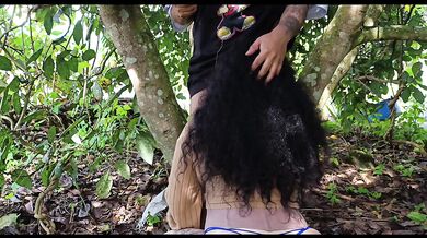 Increíble ! Sexo al aire libre con mi novio