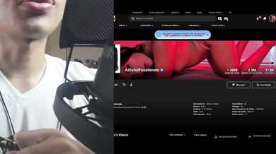 ALIISHA PASSIONATE, reaccionando casting con creampie bien profundo