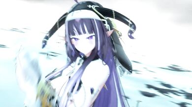 Hentai Elf VTuber Dances Idol | Strip Dance Until Naked | MMD
