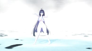 Hentai Elf VTuber Dances Idol | Strip Dance Until Naked | MMD