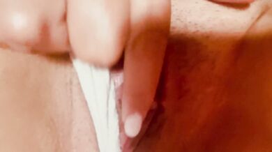 Married woman with a boner at home
