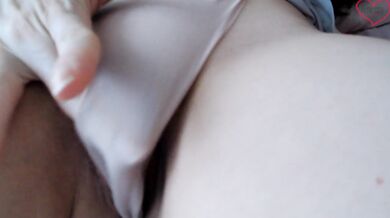 Woman films herself masturbating her hairy blonde pussy # hornywoman # moaning # wet pussy open # asmr sex