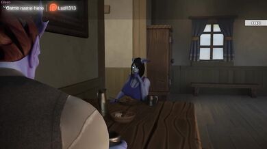 A draenei girl was fucked in the ass by different strangers' cocks