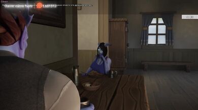 A draenei girl was fucked in the ass by different strangers' cocks