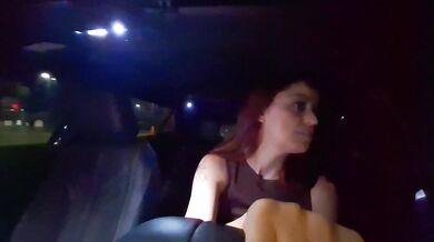 Female ride-share driver has sex with passenger!