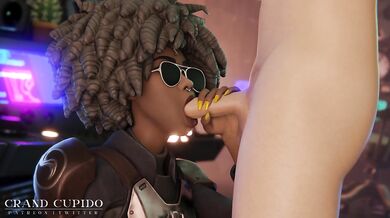 [compilation] Double Blowjob big dick [Overwatch] [Grand Cupido]