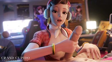 [compilation] Double Blowjob big dick [Overwatch] [Grand Cupido]