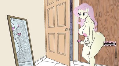 FUTA Fluttershy from MLP EQUESTRIA GIRL is actually Oolong transformed PARODY - Futanari Voyeur Hentai ANIMATION Shemale T GIRL rule 34 R34 Uncensored