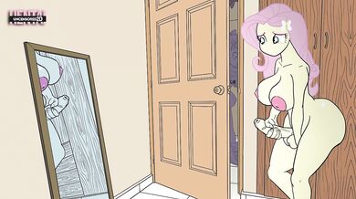 FUTA Fluttershy from MLP EQUESTRIA GIRL is actually Oolong transformed PARODY - Futanari Voyeur Hentai ANIMATION Shemale T GIRL rule 34 R34 Uncensored