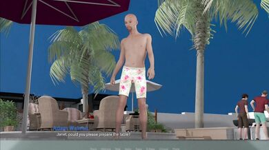 Away From Home Cap 11 - Fiesta En La Piscina Con MILFs