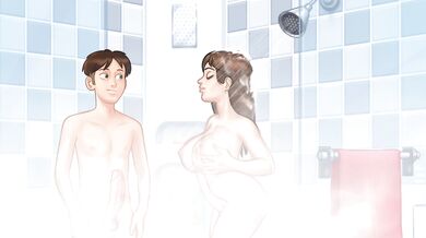 Sommertime saga | stepmom with hot scenes in the washroom 18+
