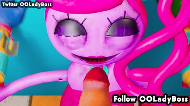 MM Long Legs blow job for her boss 3d hentai from Poppy Playtime by ooladyboss