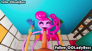 MM Long Legs blow job for her boss 3d hentai from Poppy Playtime by ooladyboss