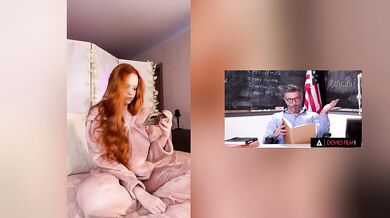 Porn video Reaction Watching and Masturbating to naughty student video