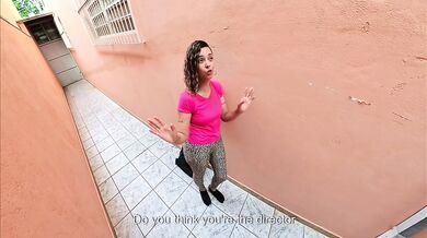 Student caught smoking had her clothes ripped and was fucked.
