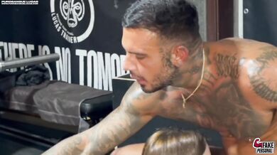 Gorgeous Spanish girl gets fucked hard by her personal trainer
