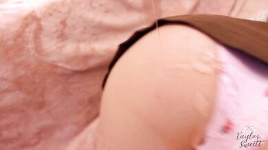Stepdaughter Plays With Stepdaddy's Toys! Discovers Real Pleasure With Her Pussy